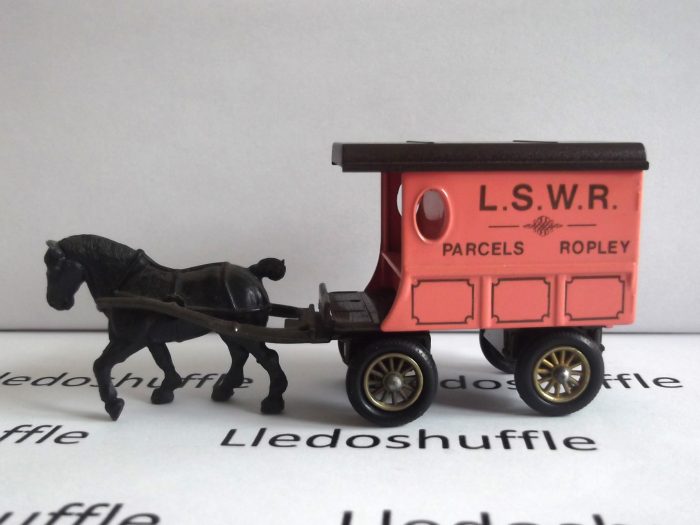 DG03008, Horse Drawn Delivery Van, L.S.W.R. Parcels Ropley, DG2-DG3 base