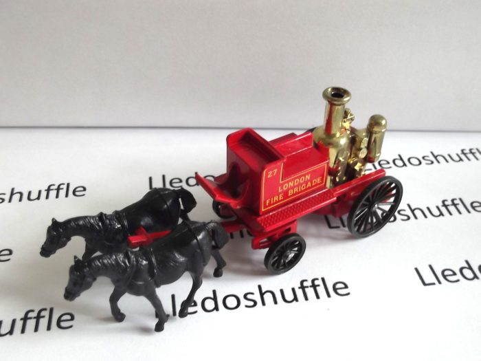 DG05000, Shand Mason Horse Drawn Fire Engine, London Fire Brigade, No. 27, Variation, No Holes or Pegs for Firemen Figures