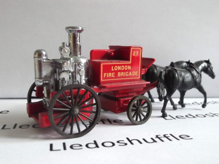 DG05000, Shand Mason Horse Drawn Fire Engine, London Fire Brigade, No. 27, Variation, Chrome Boiler