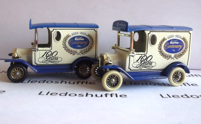 DG06031, Model T Ford Van, South Wales Echo Centenary, Variations available