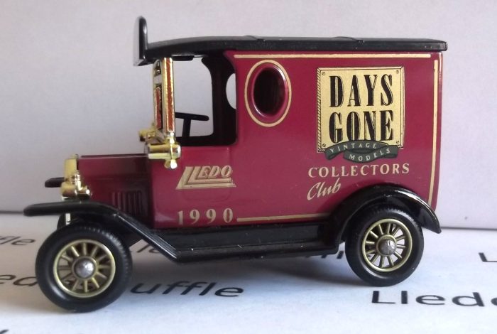 DG06100, Model T Ford Van, Days Gone Collectors Club, Year Model 1990