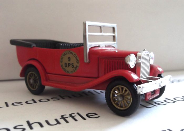 DG09002, Model A Ford Car, DPS Battalion Chief, Bureau of Fire, Philadelphia