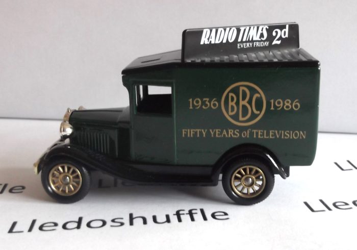 DG13037, Model A Ford Van, BBC Fifty Years of Television