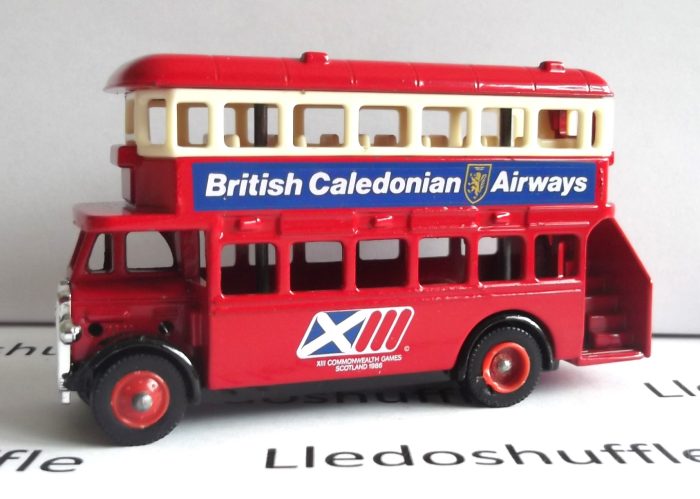 DG15011a, AEC Regent Double Deck Bus, British Caledonian Airways, Commonwealth Games, Scotland 1986