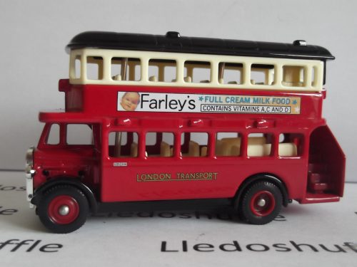 DG15045, AEC Regent Double Deck Bus, London Transport, Farley's Full Cream Milk Food