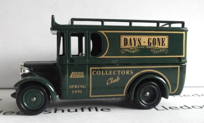 DG34005, Dennis Delivery Van, Days Gone Collectors Club, Spring 1991, Variations available