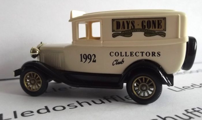 DG37003, Model A Ford Panel Van, Days Gone Collectors Club, Autumn 1992