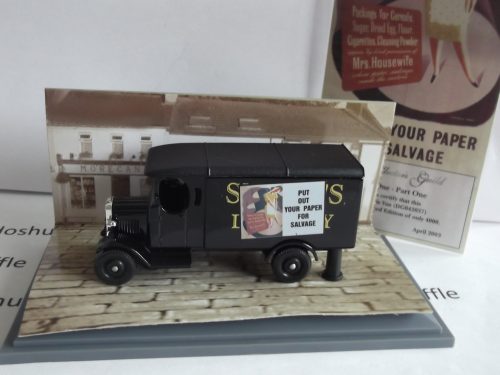 DG43037, Morris Van, Put out your Paper for Salvage