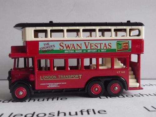 DG49014, AEC Renown Double Deck Bus, London Transport, Swan Vestas, British Made by Bryant & May