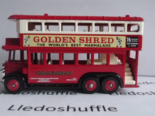 DG49020, AEC Renown Double Deck Bus, London Transport, Golden Shred, The World's Best Marmalade
