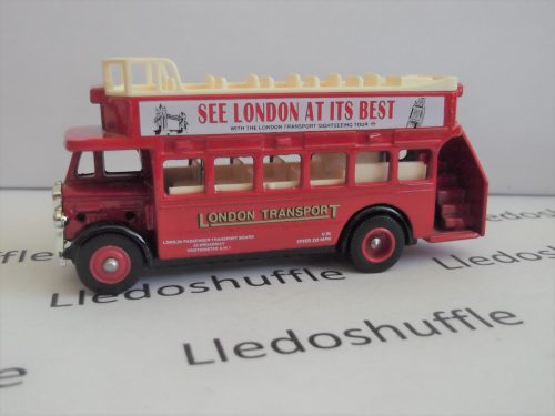 DG68002, AEC Regent Open Top Bus, London Transport, Sightseeing Tour Bus