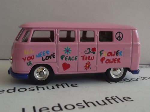 DG86000, VW Volkswagen Camper Van, Flower Power, All You Need is Love, Peace thru Flower Power