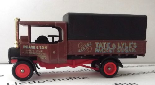DG91009, Foden Steam Wagon, Tate & Lyle's Packet Sugar, Pease & Son, Wandle Wharf, Wandsworth