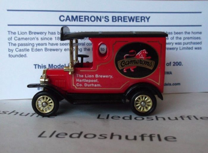 PV006327, Code 3, Model T Ford Van, Cameron's, The Lion Brewery, Hartlepool