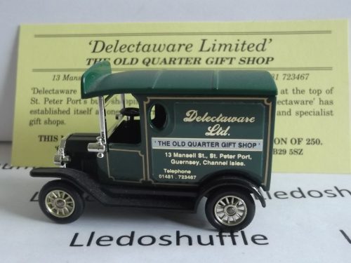 PV006174, Code 3, Model T Ford Van, Delectaware Ltd, St. Peter Port, Guernsey