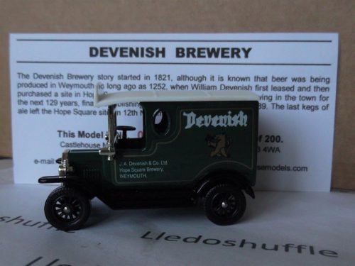 PV006, Code 3, Model T Ford Van, Devenish, Hope Square Brewery, Weymouth