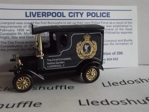 PV006, Code 3, Model T Ford Van, Liverpool City Police