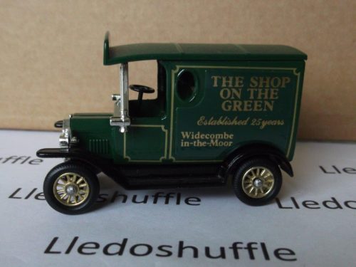 PV006, Code 3, Model T Ford Van, The Shop on the Green, Widecombe-in-the-Moor, 25 years