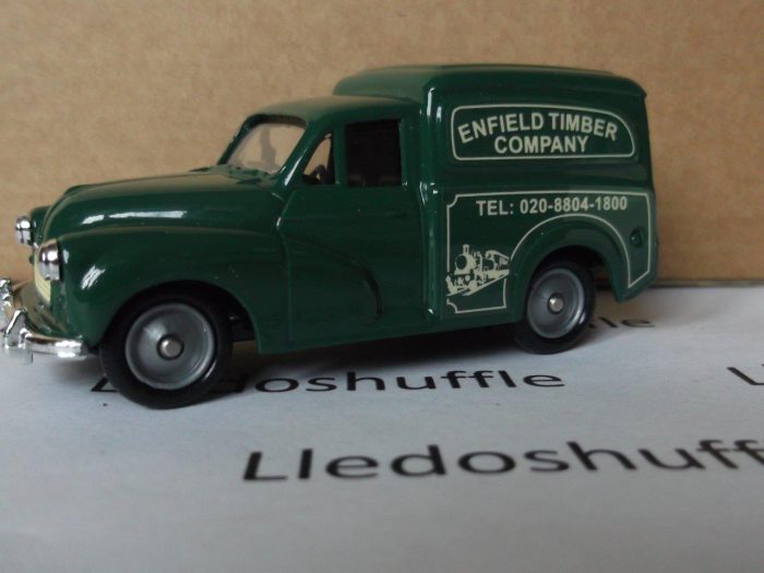 PV127, Code 3, Morris Minor Van, Enfield Timber Company