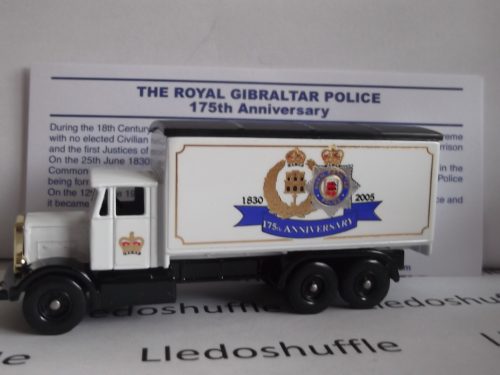 PV044, Code 3, Scammell 6w Truck, The Royal Gibraltar Police 175th Anniversary