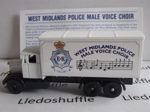 PV044, Code 3, Scammell 6w Truck, West Midlands Police Male Voice Choir
