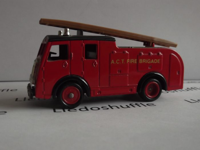 DG060, Code 3, Dennis Fire Engine, A.C.T., Australian Capital Territory Fire Brigade in red