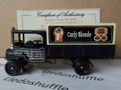 PV091, Code 3, Foden Steam Wagon, The Leadmill Brewery, Denby, Derbyshire, Curly Blonde Beer