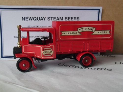 PV091, Code 3, Foden Steam Wagon, Newquay Steam Beers