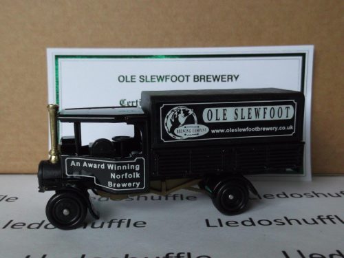 PV091, Code 3, Foden Steam Wagon, Ole Slewfoot Brewing Company, Norfolk Brewery