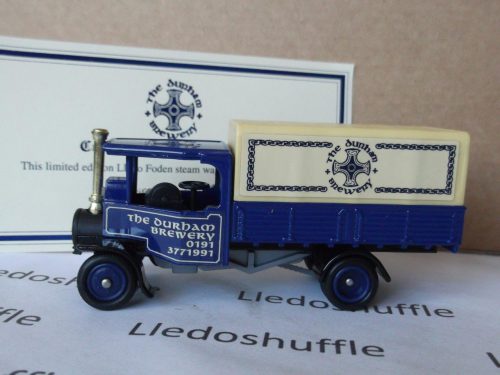 PV091, Code 3, Foden Steam Wagon, The Durham Brewery