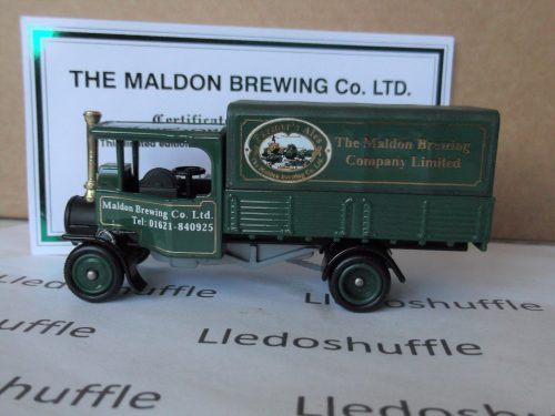 PV091, Code 3, Foden Steam Wagon, The Maldon Brewing Company Ltd, Farmers Ales