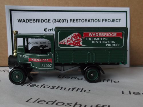 PV091, Code 3, Foden Steam Wagon, Wadebridge (34007) Locomotive Restoration Project