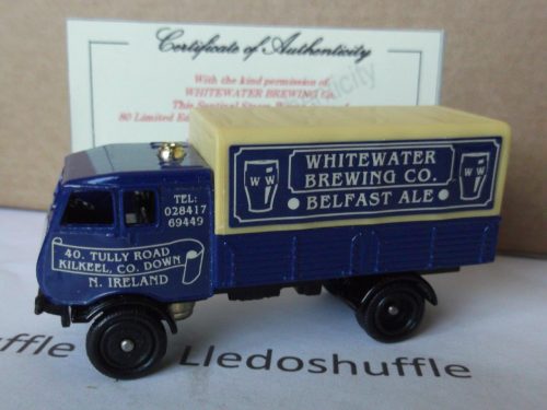 PV097, Code 3, Sentinel 4w Dropside Steam Wagon, The Whitewater Brewing Co, Belfast Ales