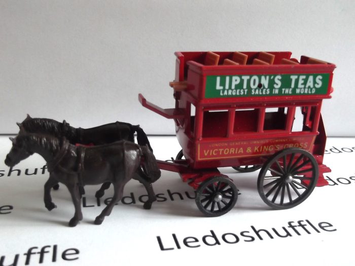 DG04000d, Horse Drawn Omnibus, Victoria & King's Cross, Lipton's Teas, 2nd Casting