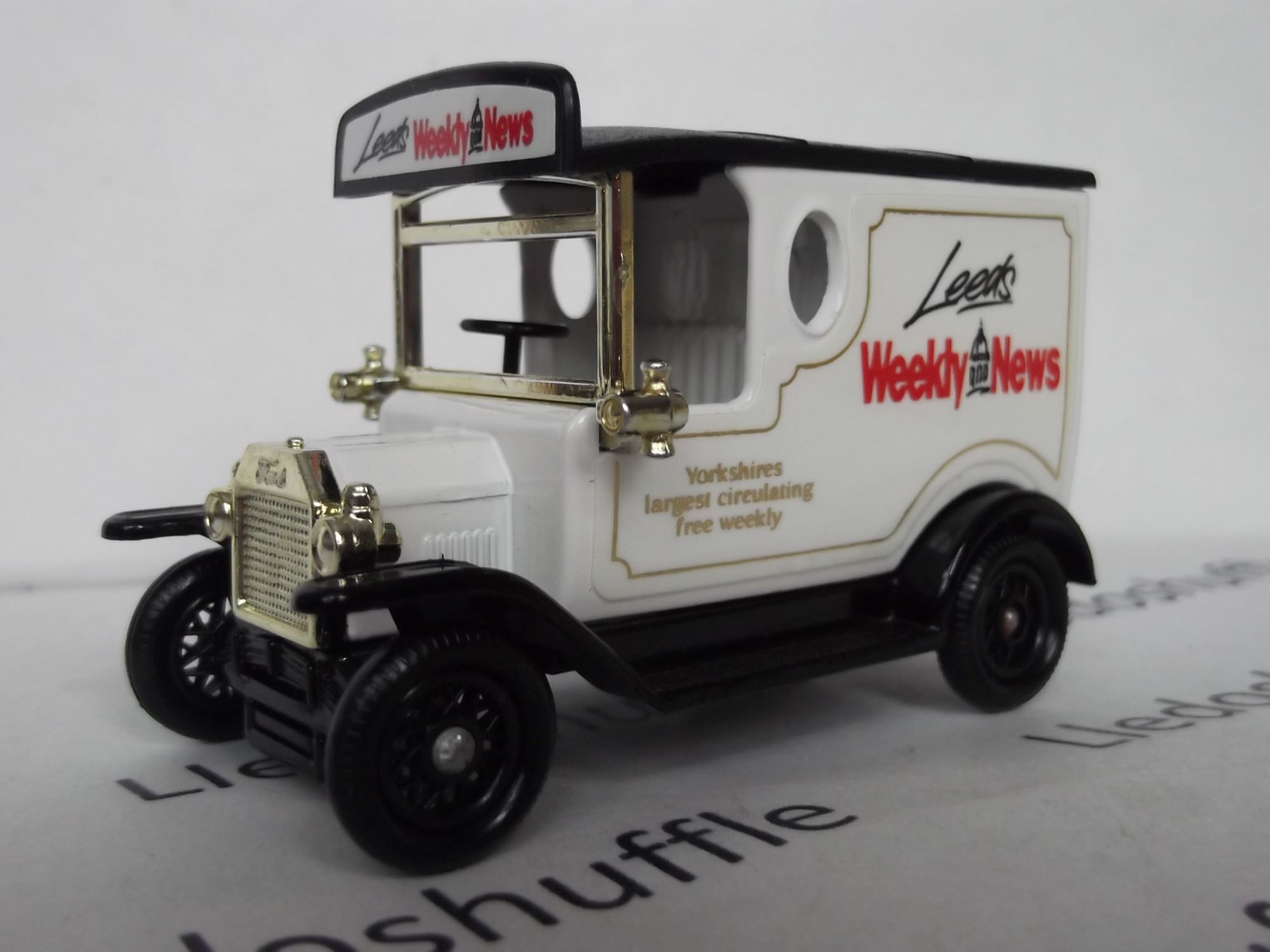 SP06034, Model T Ford Van, Leeds Weekly News