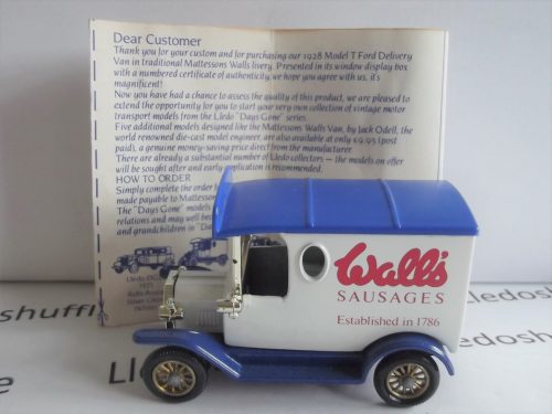 LP06114, Model T Ford Van, Wall's Sausages