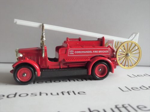 LP12041, Dennis Fire Engine, Coromandel Fire Brigade, 1896-1996, New Zealand