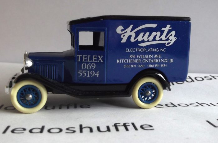 LP13037, Model A Ford Van, Kuntz Electroplating Inc. Ontario, Canada