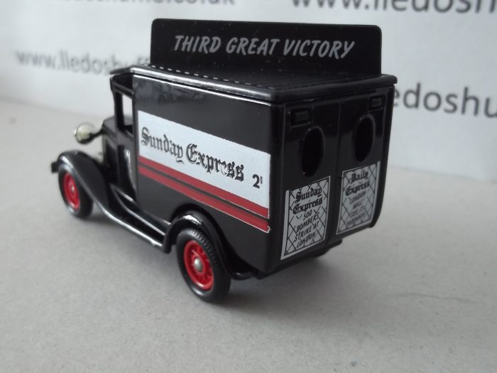 LP13164, Model A Ford Van, Sunday Express, Third Great Victory, 175 Shot Down, Variations available