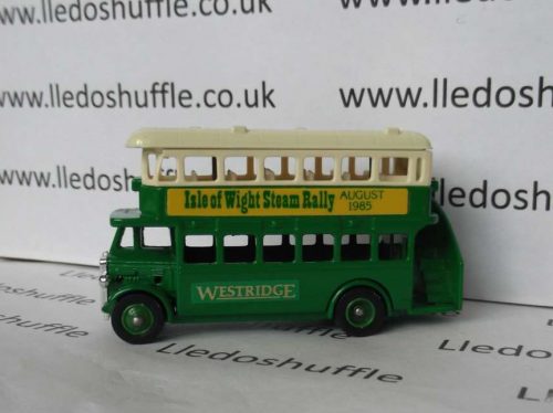 LP15003, AEC Regent Double Deck Bus, Westridge, Isle of Wight Steam Rally, August 1985