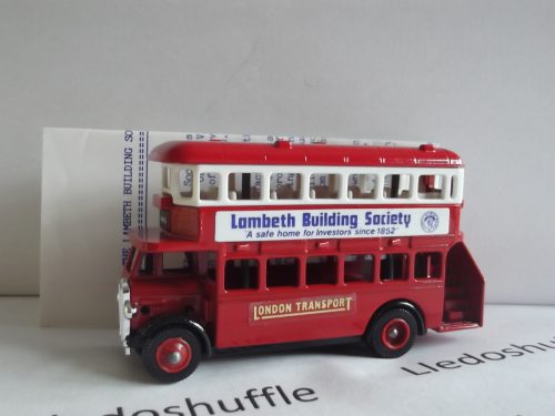 LP15087, AEC Regent Double Deck Bus, London Transport, Lambeth Building Society