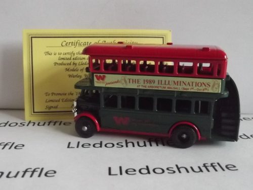 LP15126, AEC Regent Double Deck Bus, Walsall Leisure Services, 1989 Illuminations