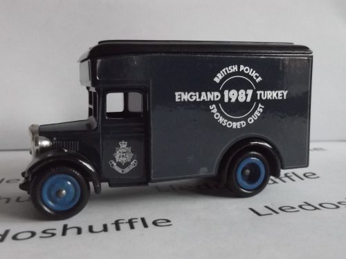 LP16044, Dennis Parcels Van, British Police Sponsored Quest, England - Turkey, 1987