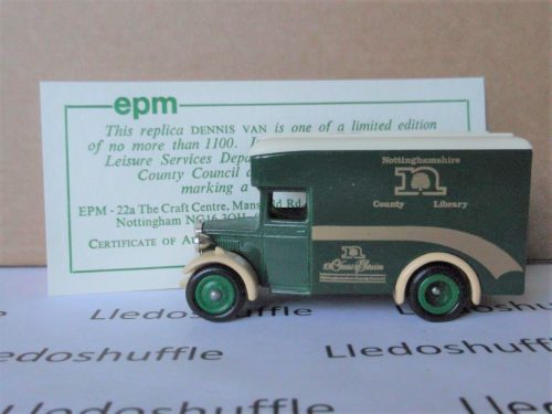 LP16087, Dennis Parcels Van, Nottinghamshire County Library, 100 years