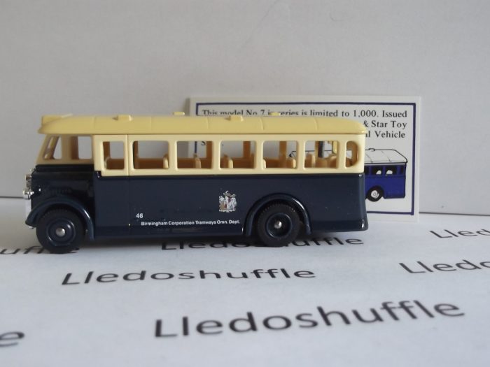 LP17122, AEC Regal Single Deck Bus, Birmingham Corporation Tramways