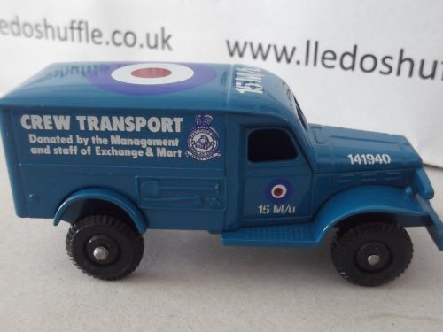 LP29001, Dodge 4x4, Crew Transport, Donated by the Management and Staff of Exchange & Mart