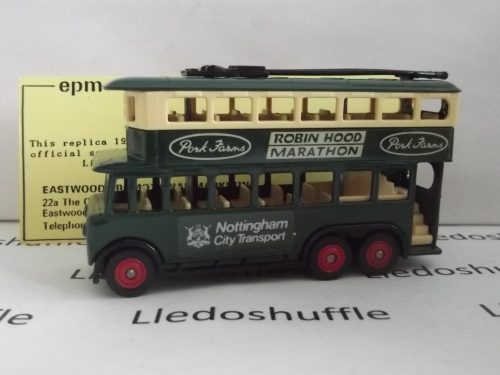 LP41006, Karrier E6 Trolley Bus, Nottingham City Transport, Pork Farms Robin Hood Marathon