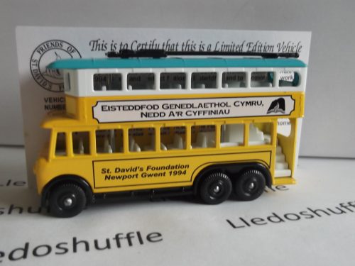 LP41093, Karrier E6 Trolley Bus, St David's Foundation, Newport, Gwent 1994