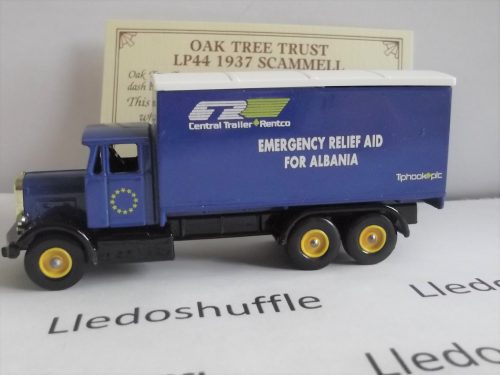 LP44013, Scammell 6w Truck, Emergency Relief Aid for Albania, Central Trailer Rentco - Tiphook plc