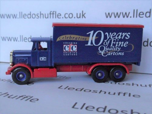 LP44063, Scammell 6w Truck, Cheshire Folding Cartons, 10 years
